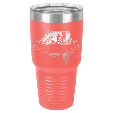 Personalized Fishing 30oz Ringneck Tumbler